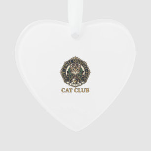Ornamento Presente Real Medieval Gato Pai Idéia - Real Medie