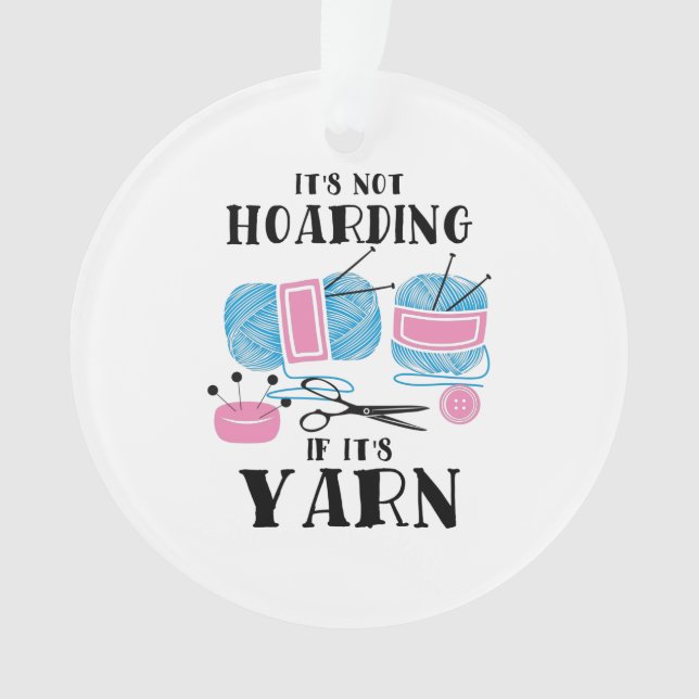 Ornamento Presentes para tricô de crochê (Frente)