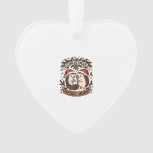 Ornamento Presépio de Natal Abraça Ourigos Chapéus de Papai