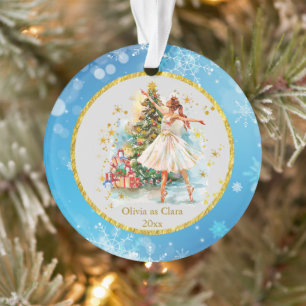 Ornamento Presépio de Natal Personalizado Ballet - Presente