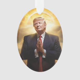 Ornamento Presidente Donald J Trump Ornament acrílico