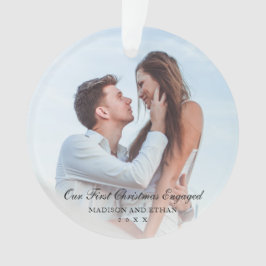 Ornamento Preto Elegante Nossa Primeira Foto Envolvida no Na