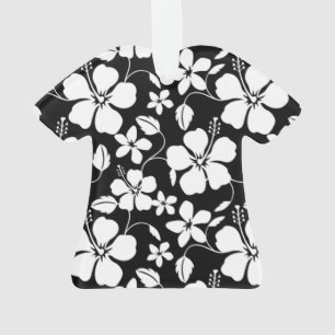 ORNAMENTO PRETO HAWAIANO HULA (HIBISCUS)