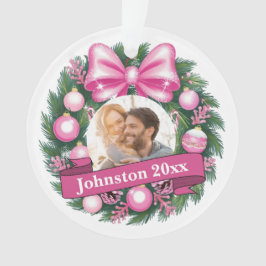 Ornamento Primeira coroa de Natal