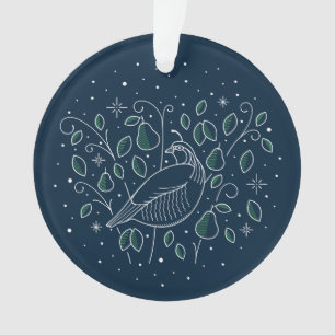 Ornamento Primeiro Dia de Natal - Azul-Ornamento Acrílico