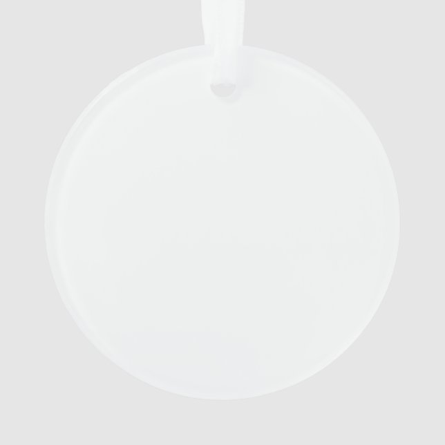 Ornamento Primeiro Natal com bebê recém-nascido (Verso)