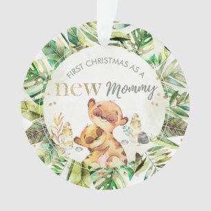 Ornamento Primeiro Natal Como Um Novo Meerkat De Mamãe