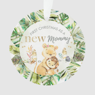 Ornamento Primeiro Natal Como Uma Nova Mamãe