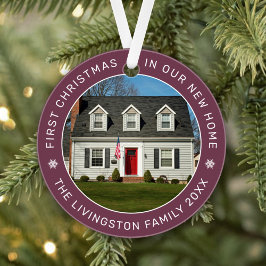 Ornamento Primeiro Natal em Nossa Nova Burgundia