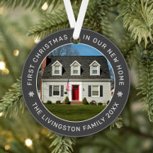 Primeiro Natal em Nossa Nova Foto Personalizada da