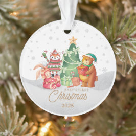 Ornamento Primeiro Natal Personalizado do Bebê