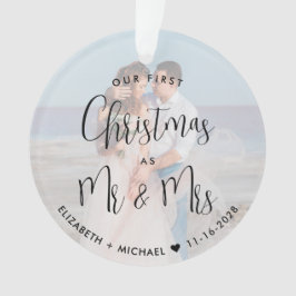 Ornamento Primeiro Natal Sr. Photo Overlay