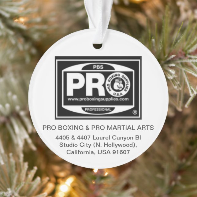 ORNAMENTO #PROBOXING & #PROMARTIALARTS (Árvore)