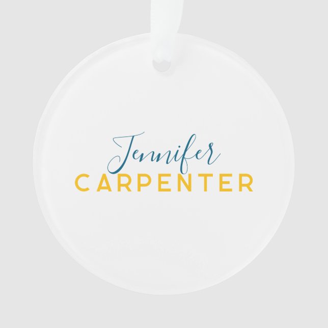 Ornamento Professional elegant modern minimalist plain (Frente)