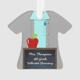 Ornamento Professor com profissão na Apple