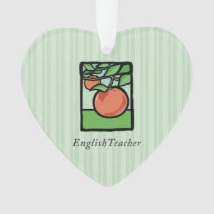 Ornamento Professor Inglês Obrigado, Apple