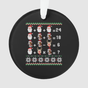 Ornamento Professora de Matemática HARRIER de Natal