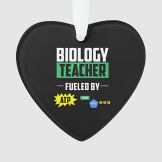 Ornamento Professora de Química Homens em Biologia Engraçada