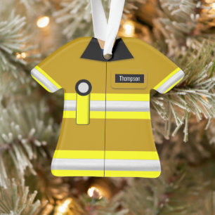 Ornamento Profissão de bombeiro