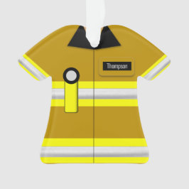 Ornamento Profissão de bombeiro