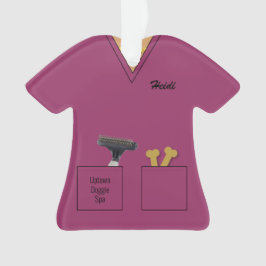 Ornamento profissional do assistente veterinário