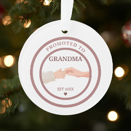 Ornamento Promoted to Grandma Est. 20XX Ornament