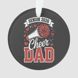 Ornamento Proud Cheer Senior dad 2026