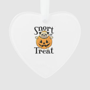 Ornamento Pug de Halloween