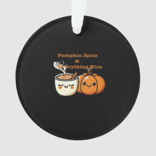 Ornamento Pumpkin Spice e Tudo Muito Bom - outono
