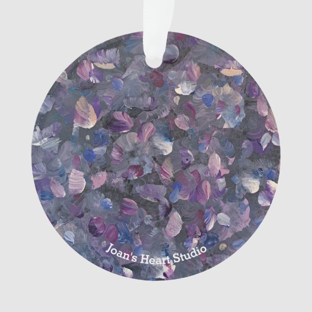 Ornamento Purple Bubbles Ornament (Frente)