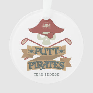 Ornamento Putt Pirates Personalizados Golfar em Esportes Ext