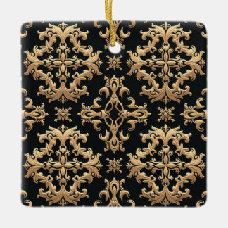 Ornamento Quadrado de Cerâmica