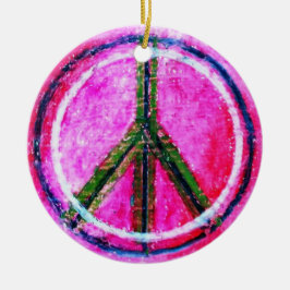 Ornamento Quadrado de Cerâmica