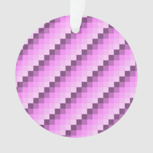 Ornamento Quadrados Rosa e Roxo