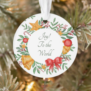 Ornamento quadro de feriado bonito personalizado