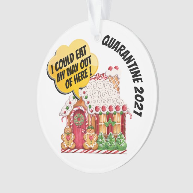 Ornamento Quarentena Humor - Ver Anterior... (Frente)