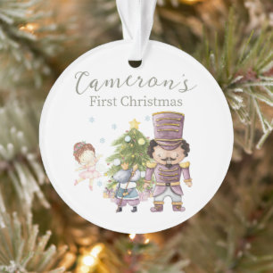 Ornamento Quebra-Nozes Fofo Natal Foto Personalizada