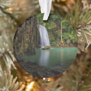 Ornamento Quedas   Primavera RainForest Waterfall Tailândia