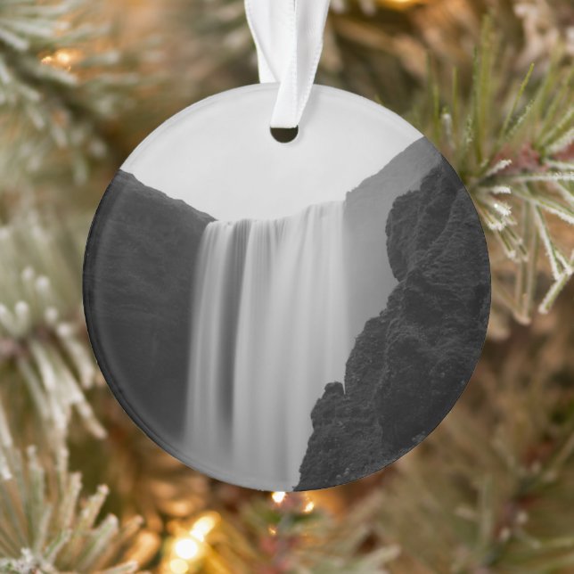 Ornamento Quedas | SkogafosWaterfall, Islândia (Árvore)