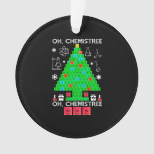 Ornamento Quimistree Chemistree Engraçado Ciência