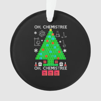 Ornamento Quimistree Chemistree Engraçado Ciência