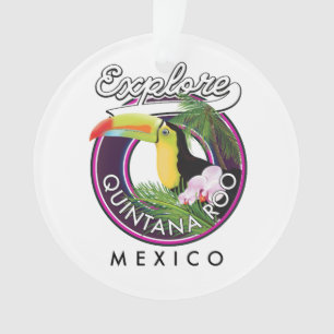 Ornamento Quintana Roo holbox praia méxico. Clássico Round S