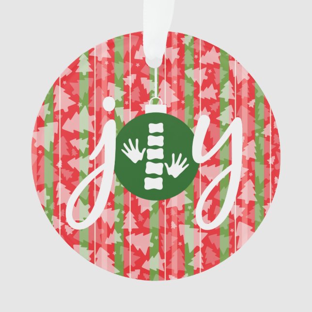 Ornamento Quiroterapia da ALEGRIA/enfeites de natal do (Frente)