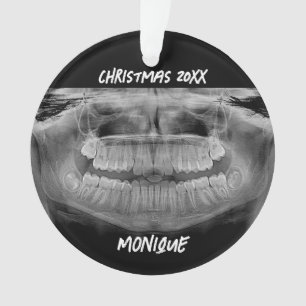 Ornamento Radiografia dos dentes divertidos