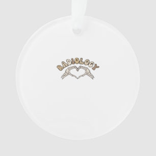 Ornamento Radiologia Esqueleto Mãos Cardíacas Clássicas