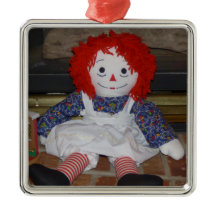 Ornamento Raggedy da boneca de Ann