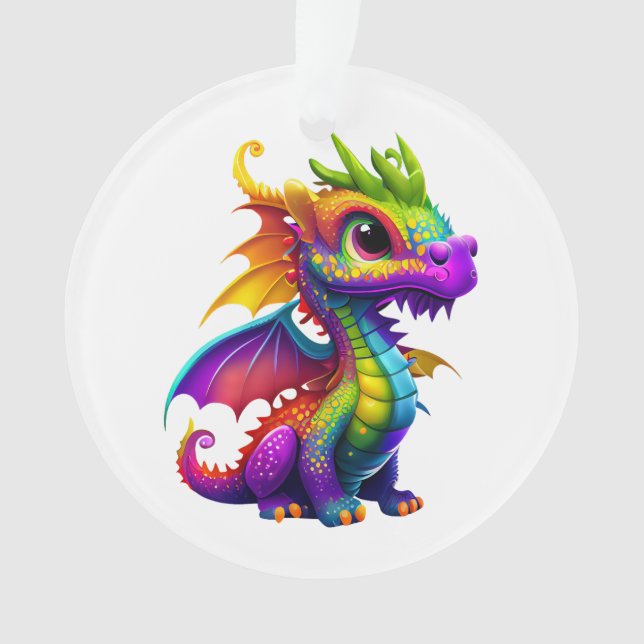 Ornamento Rainbow Dragon (Frente)
