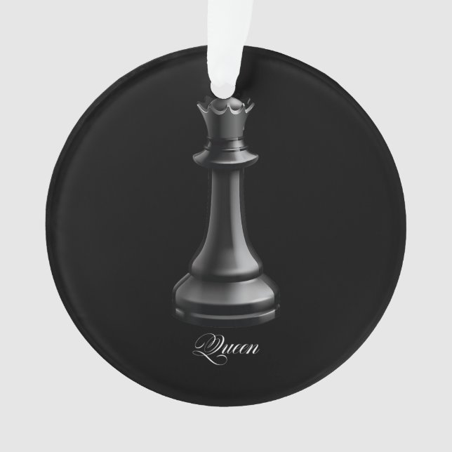 Ornamento Rainha Chess Piece Halloween Costume Chess Lover (Frente)