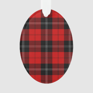Ornamento Ramsay tartan red xadrez