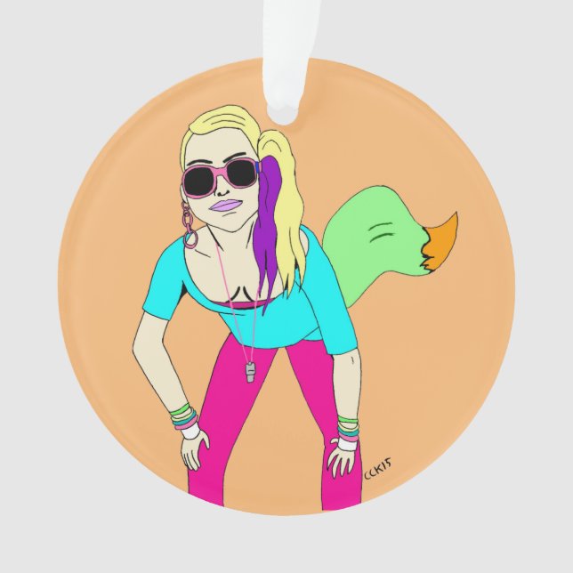 Ornamento Rapariga das 80 (Frente)